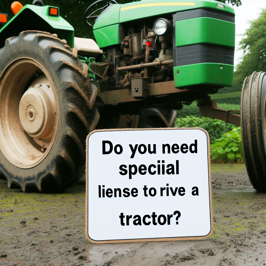 Trenger du eget sertifikat for å kjøre traktor?