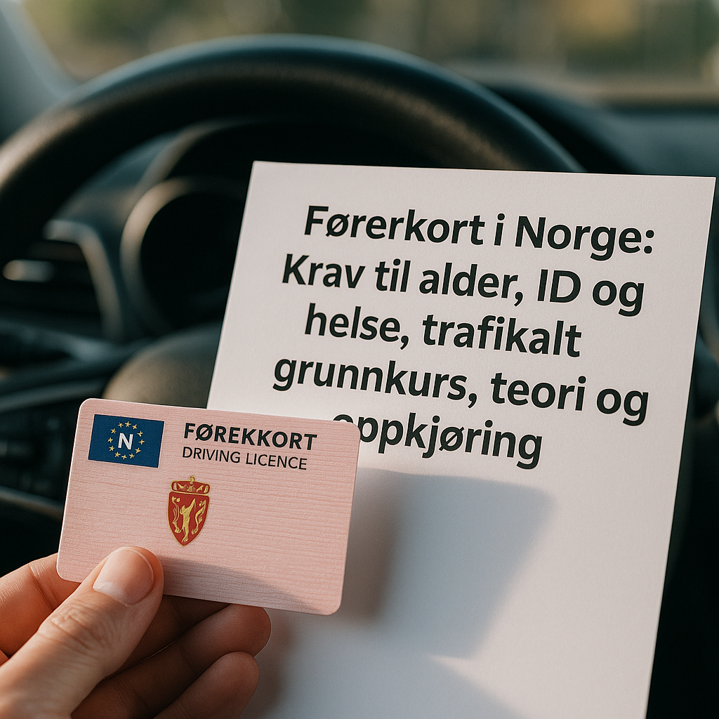 Hva er kravene ta forerkort norge alder helse kurs teori oppkjoring featured